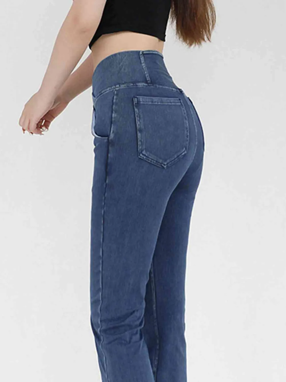 Short Sleeve Balanced Fit Denim Jeans