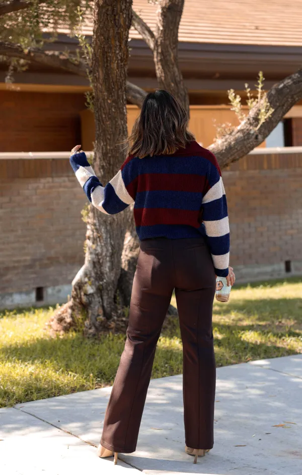Scuba Wide-Leg Pants