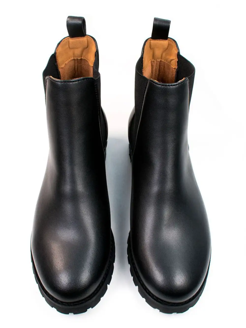 Women's Wide Fit Vegan Leather Chelsea Boots