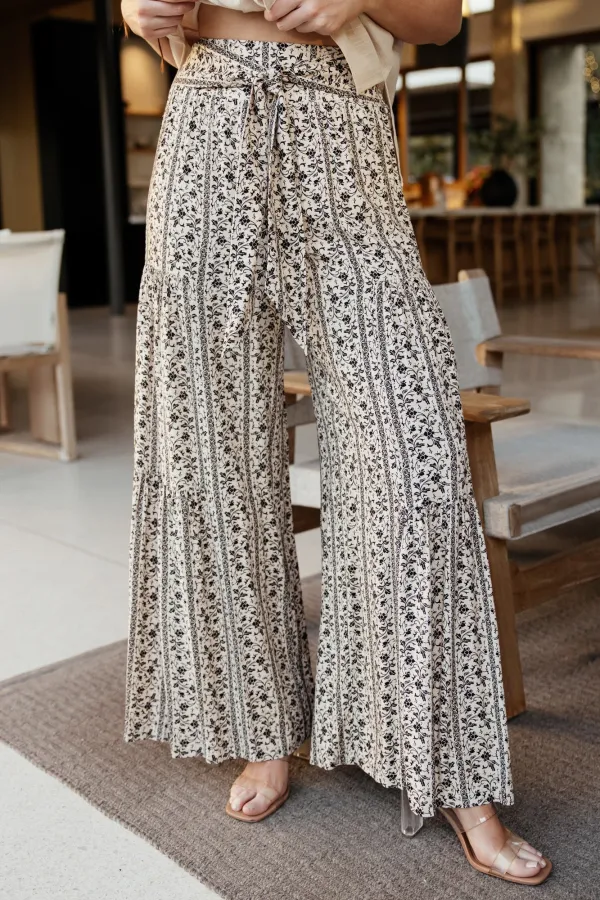Artistic Floral Sand Pattern  Pants