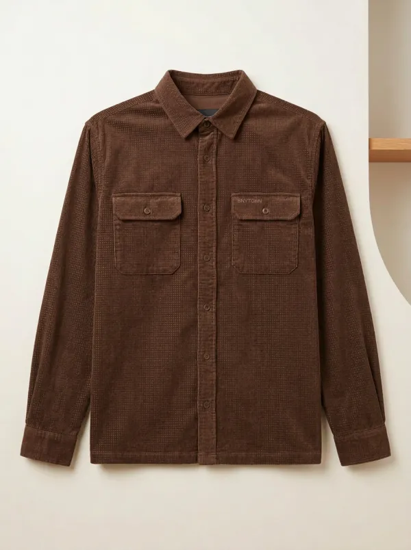 Men’s Soft Fabric Long Sleeve Button Down Shirt