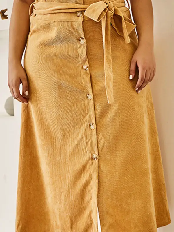 Loose Graceful Fitted Skirt