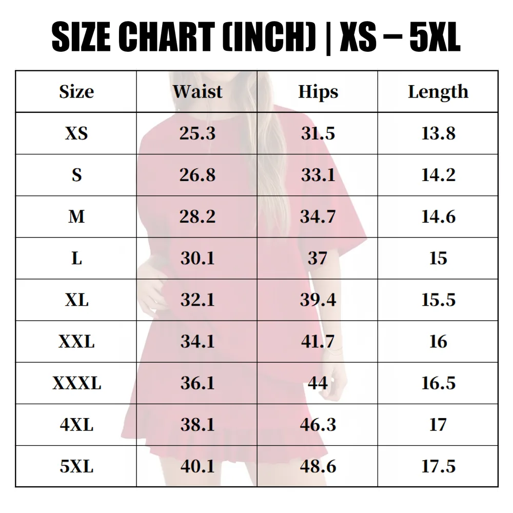 Women's Oversized Ruffle Hem Short Sleeve Set