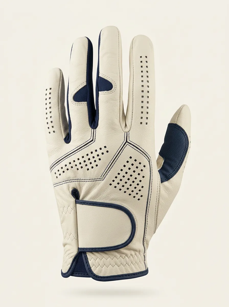 Technical Perforated Leather Golf Glove