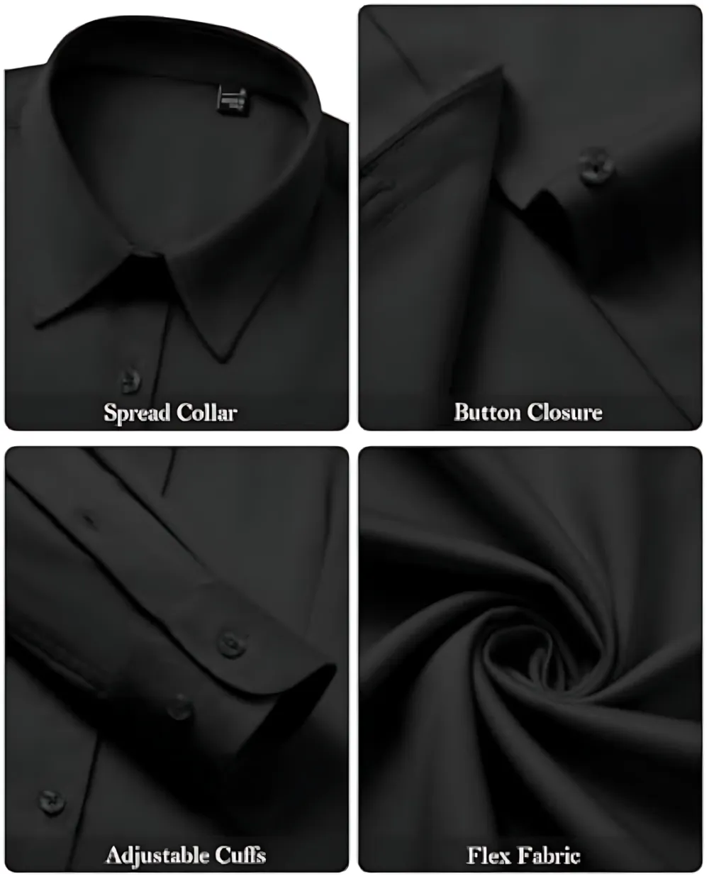 Wrinkle-Free Long Sleeve Blouse