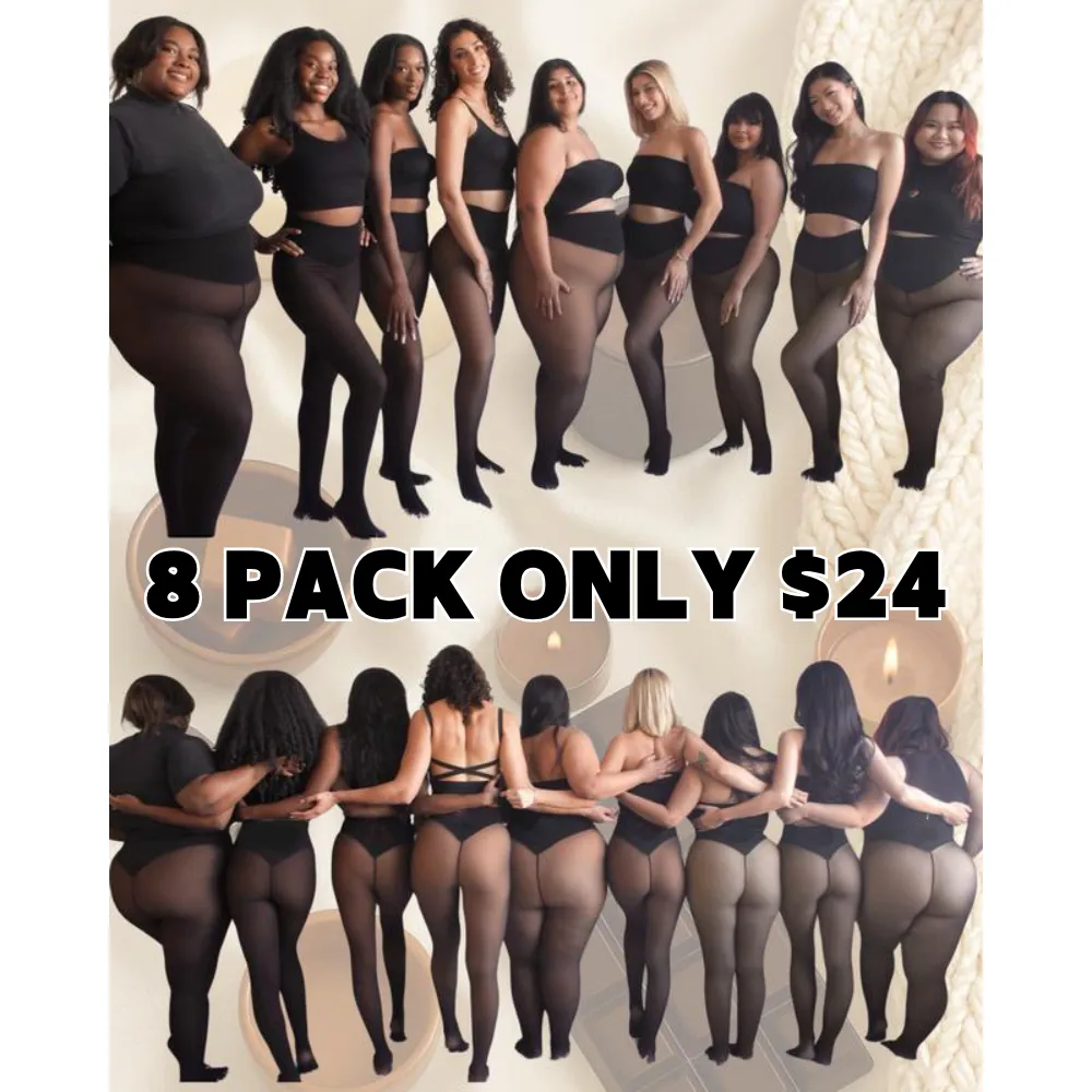 Magic fleece leggings: compression, one-seam, plus size.