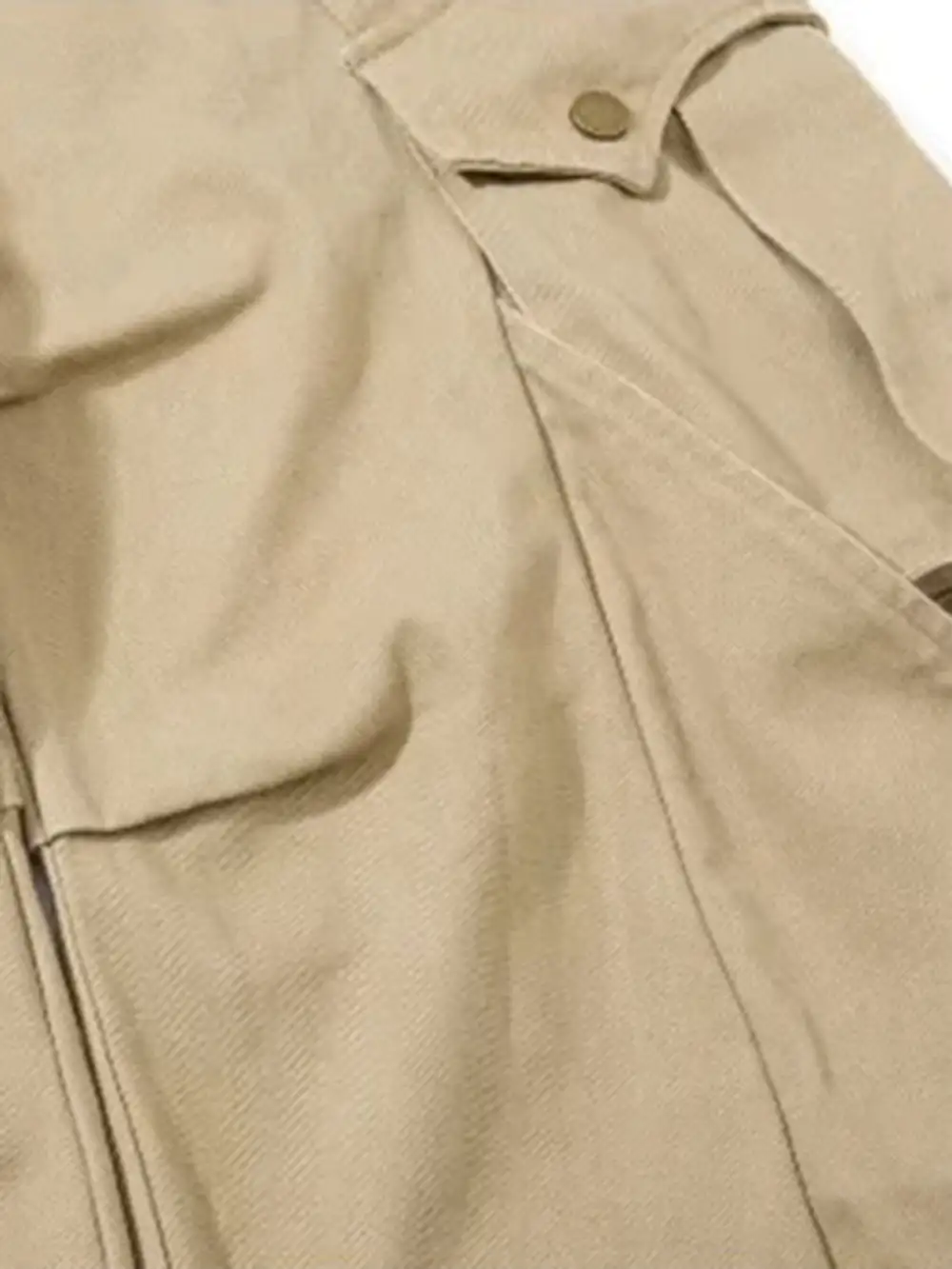 Wide-Leg Multi-Pocket Distressed Cargo Pants