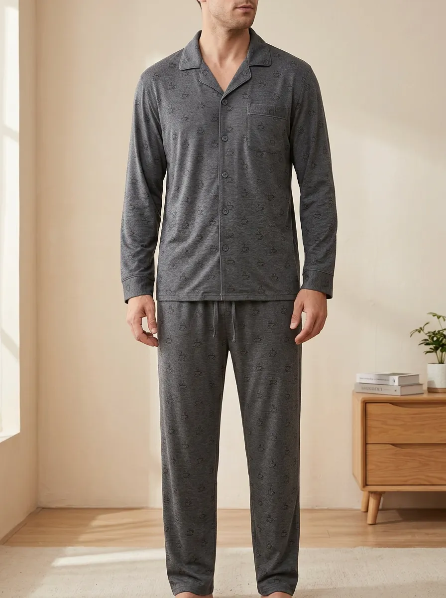 Everyday Look Classic Men's Pajama Set