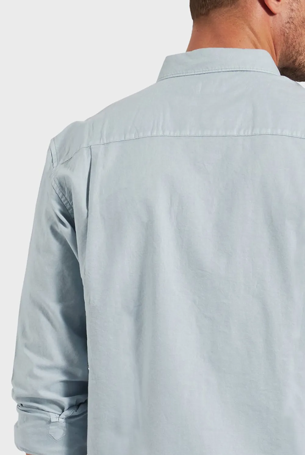 Vintage Pinstriped Oxford Long Sleeve Shirt