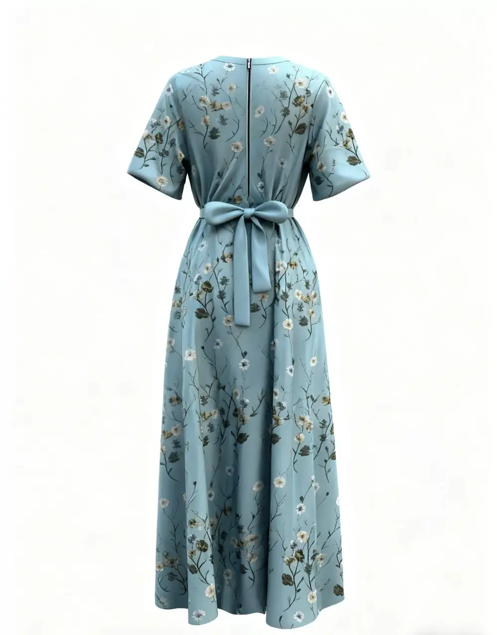 Floral Printed Pocketed Maxi Dress