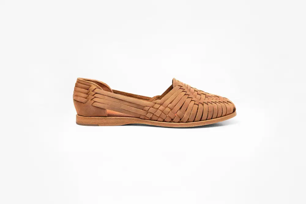 Artisan Woven Leather Woven Huarache Sandals