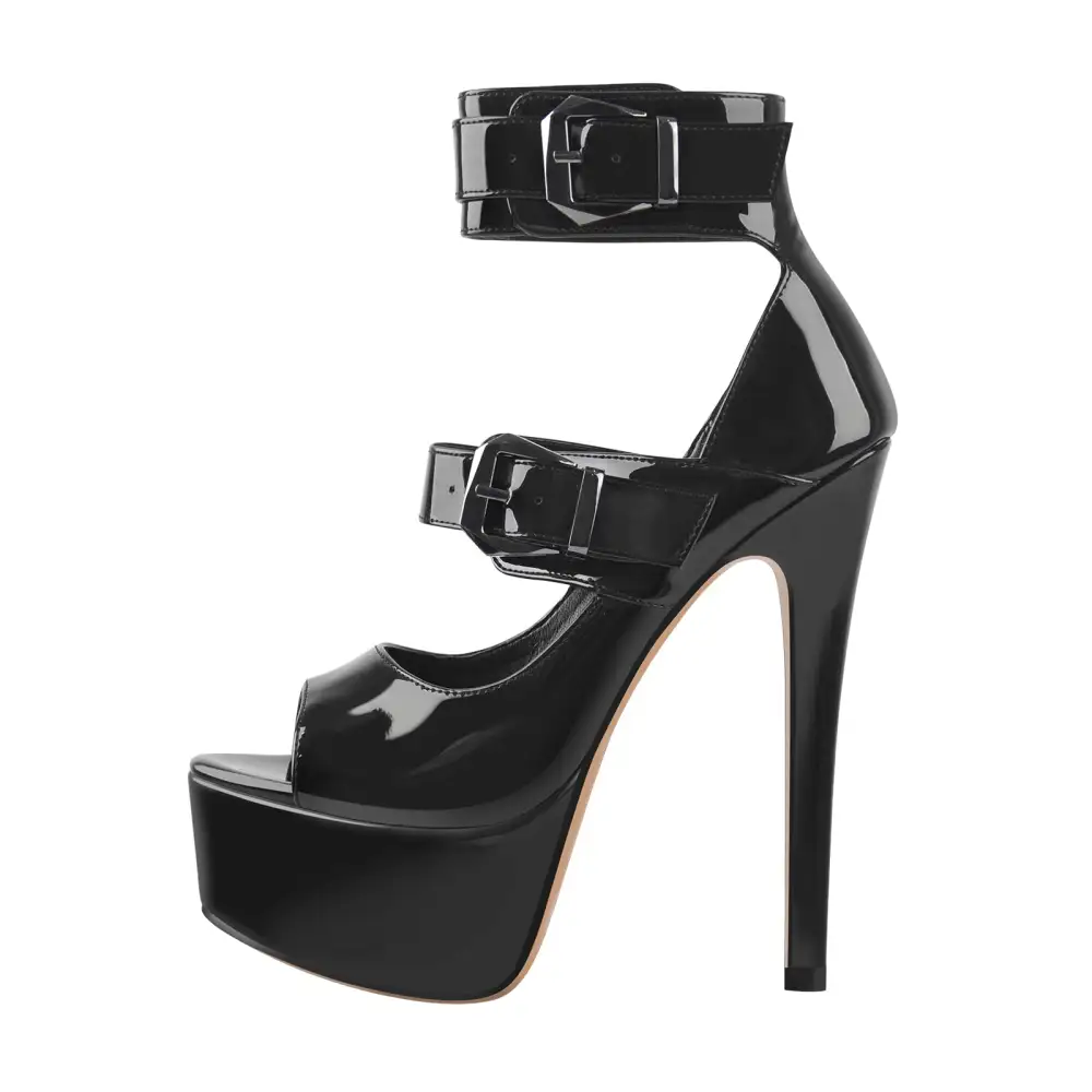 Peep Toe Platform Stiletto Sandals