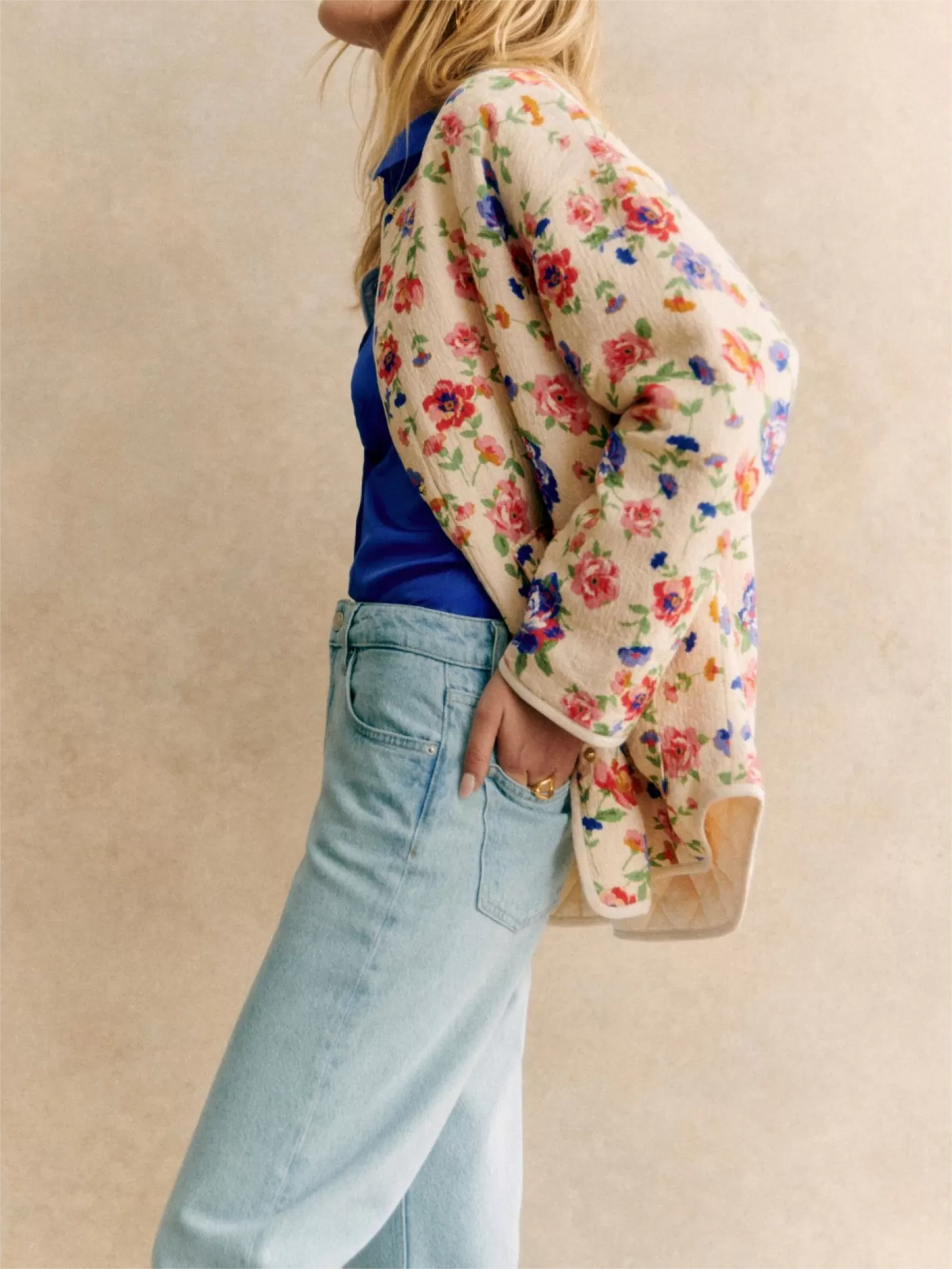 Floral Print Lightweight Jacket