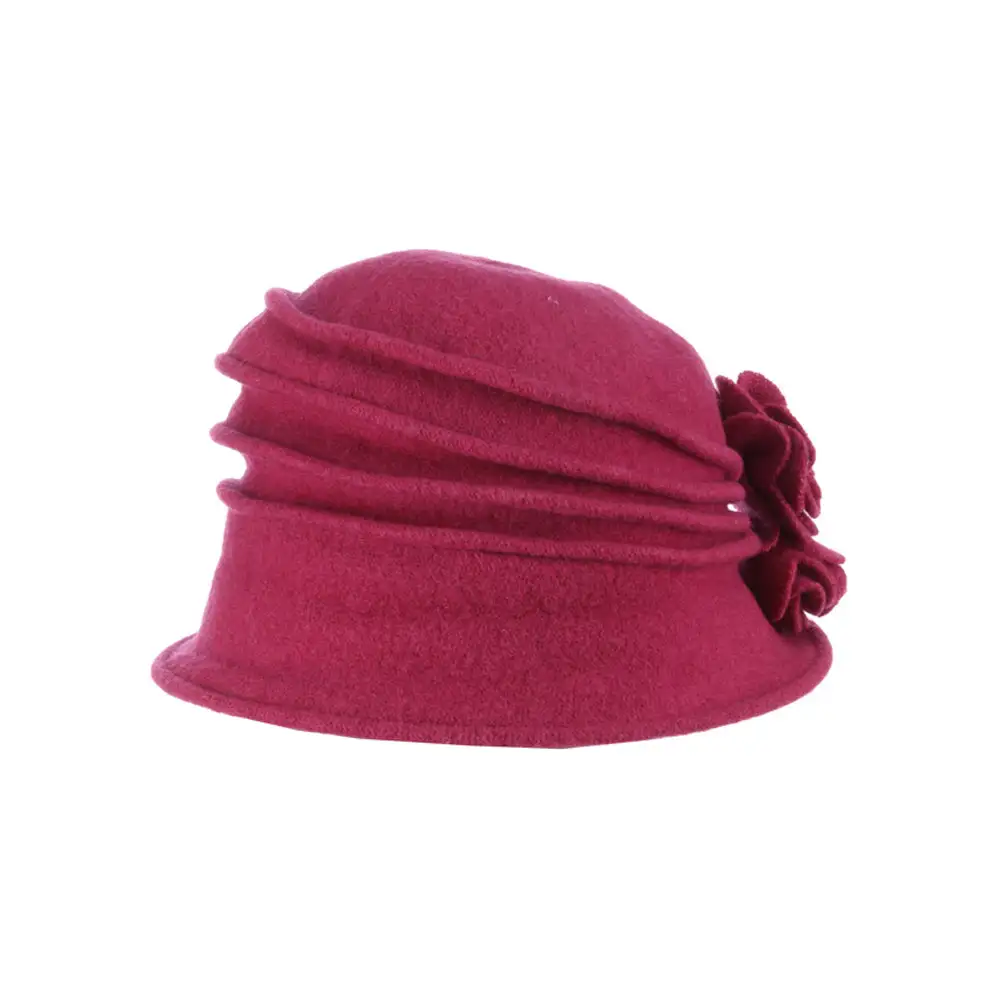 Women’s Classic Cold Weather Wool Felt Cloche Hat