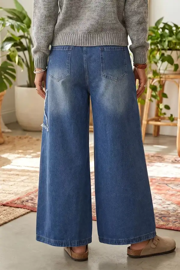 Versatile Wide Leg Jeans