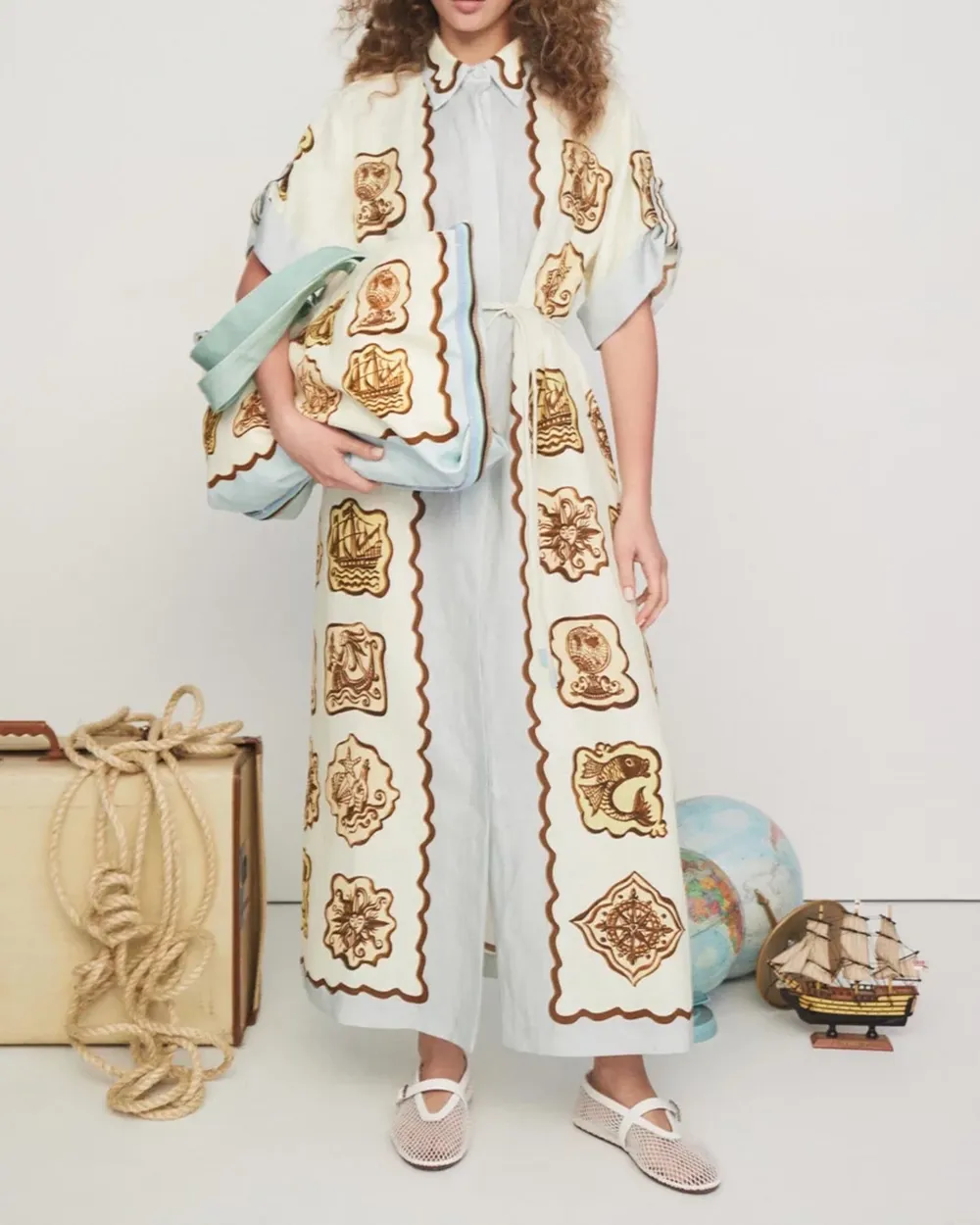Tie-Front Shirt Dress
