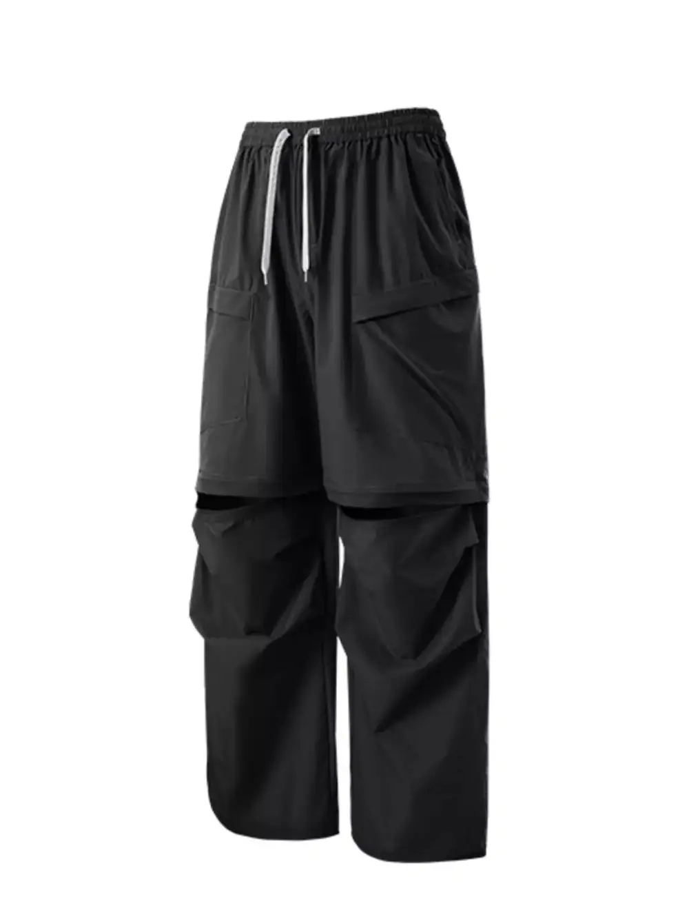 Men's Cargo Pants with Drawstring Waist
