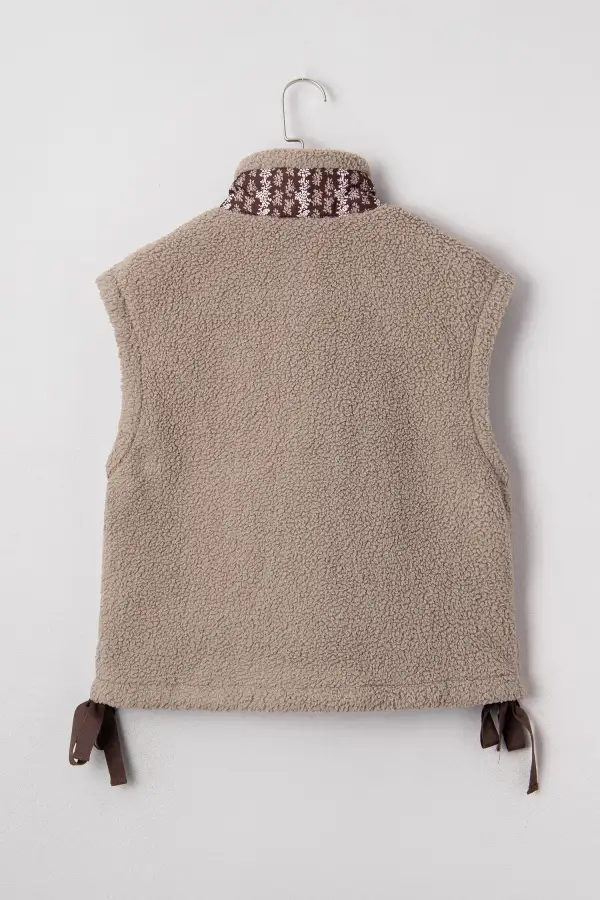 Side Bows Sherpa Vest