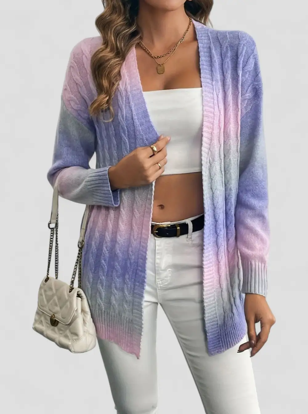 Knit Gradient Cardigan