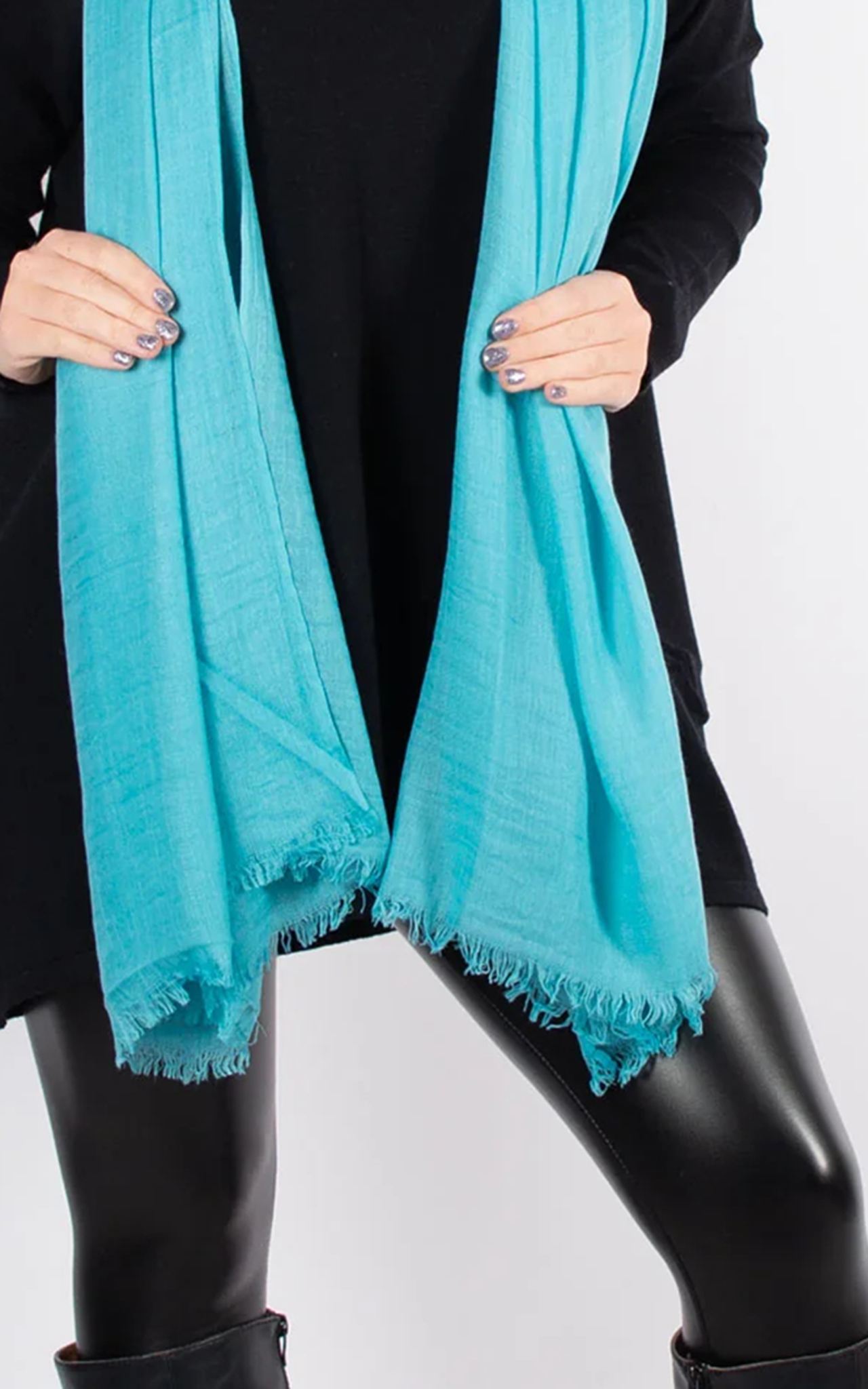 Classic Solid Color Cotton Women's Scarf
