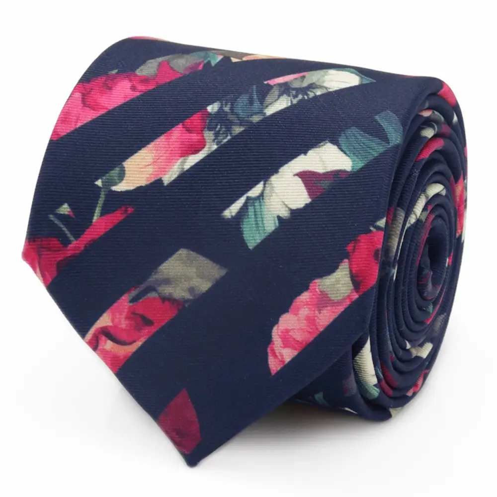 Silk Striped Men's Necktie