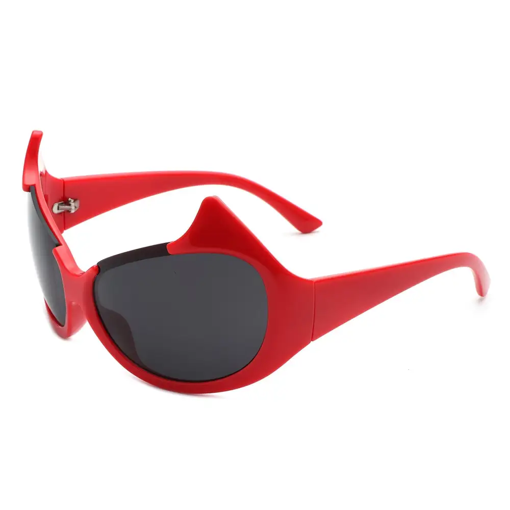Cat Eye Round Frame Sunglasses