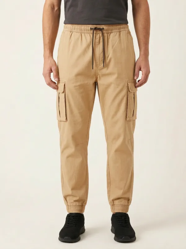 Utility Multi-Pocket Printed Men's Cargo Pants