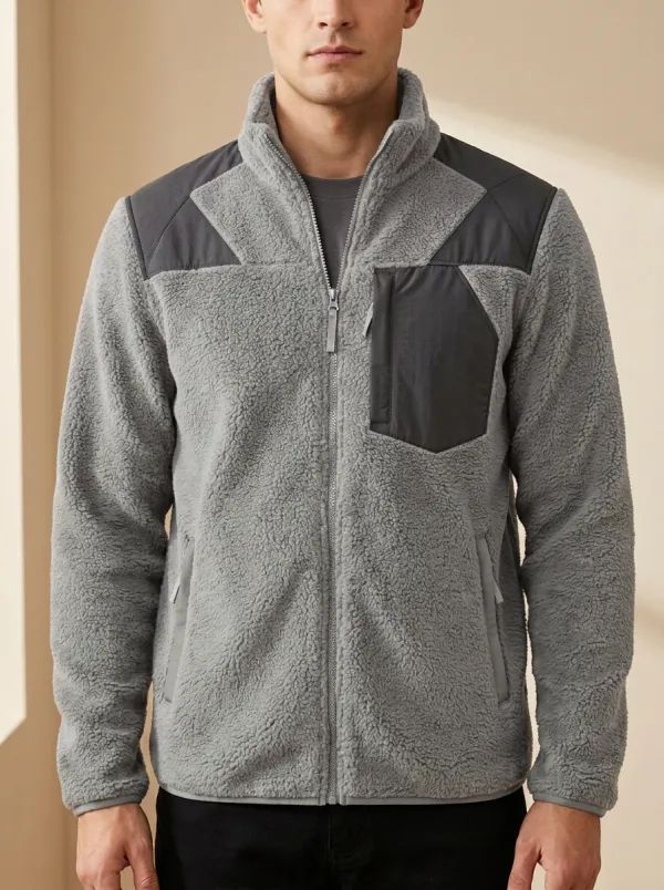 Classic Sherpa Fleece Zip Jacket