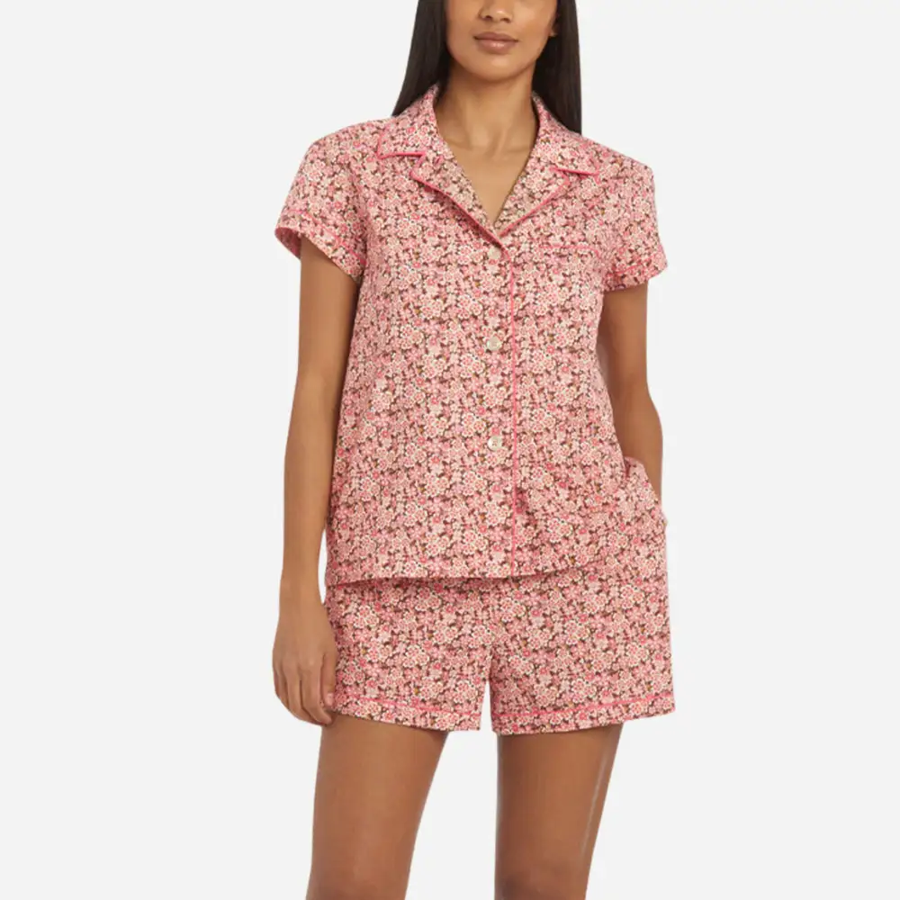 Liberty Print Floral Cotton Short PJ Set