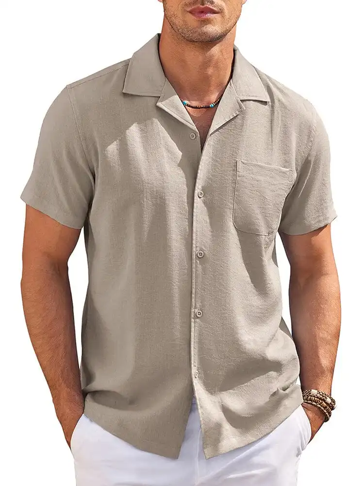 Casual Vacation Cuban Shirt