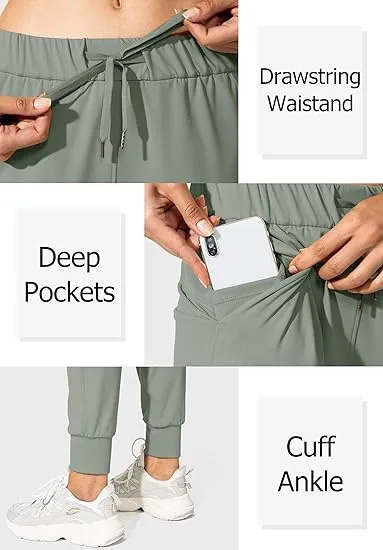 7PACK-Women'S Athletic Pants With Adjustable Drawstring Pockets For Running, Lounging, Workout, And Jogging