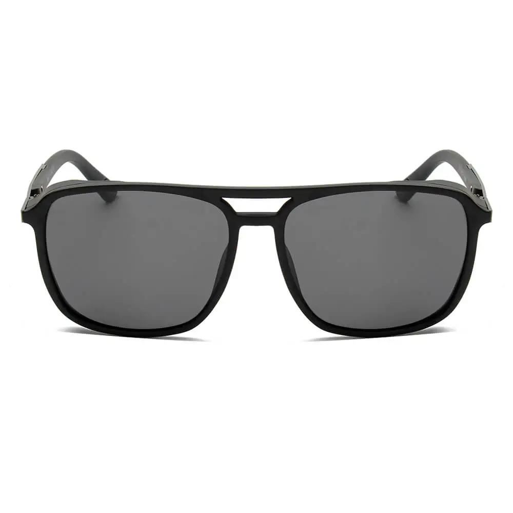 Square Brow Bar Frame Sunglasses