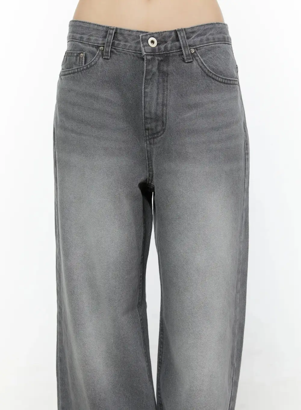 Denim Wide Leg Jeans