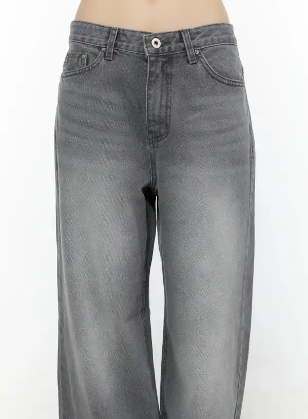 Denim Wide Leg Jeans
