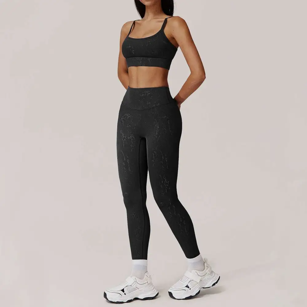 Long-Sleeve Yoga Activewear Active Set