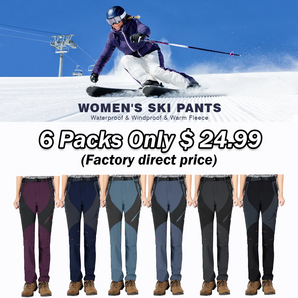 Women’s Waterproof Insulated Snow Pants – Warmth, Mobility & Mountain-Ready Comfort