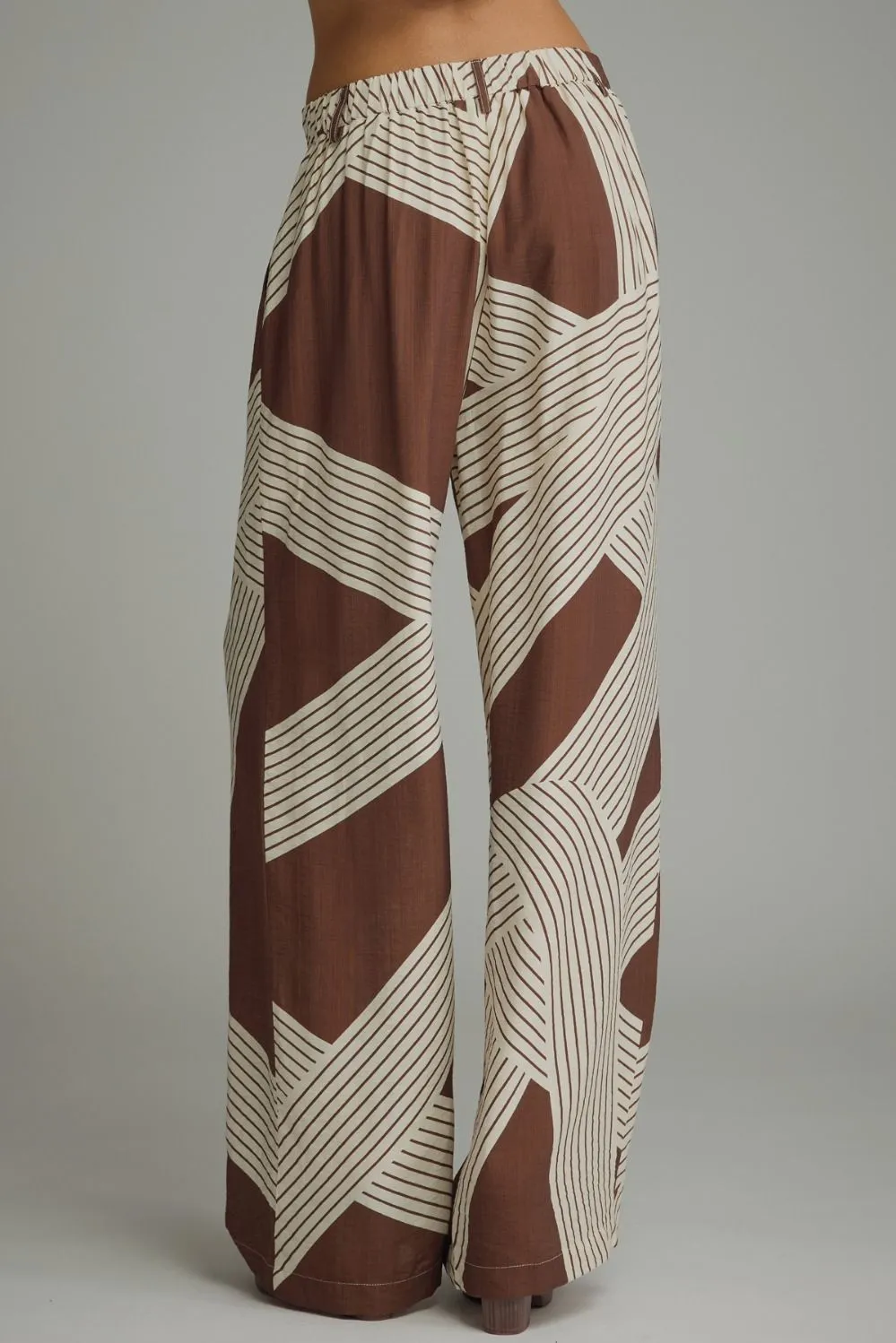 Print Wide Leg Pants