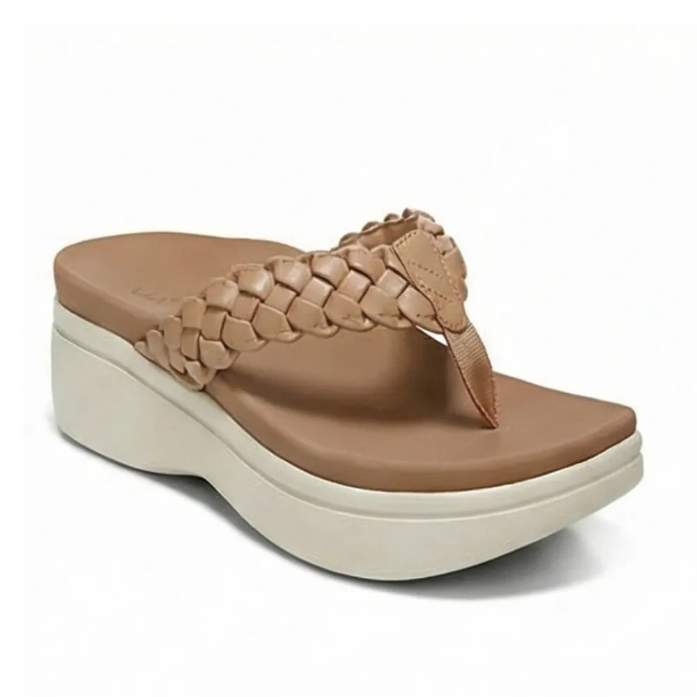 Braided Platform Comfort Sandals