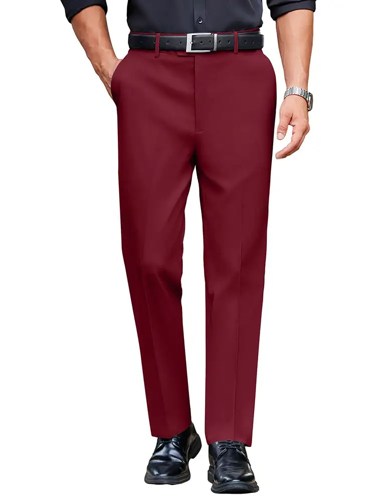 Structured Expandable Waist Dress Pants