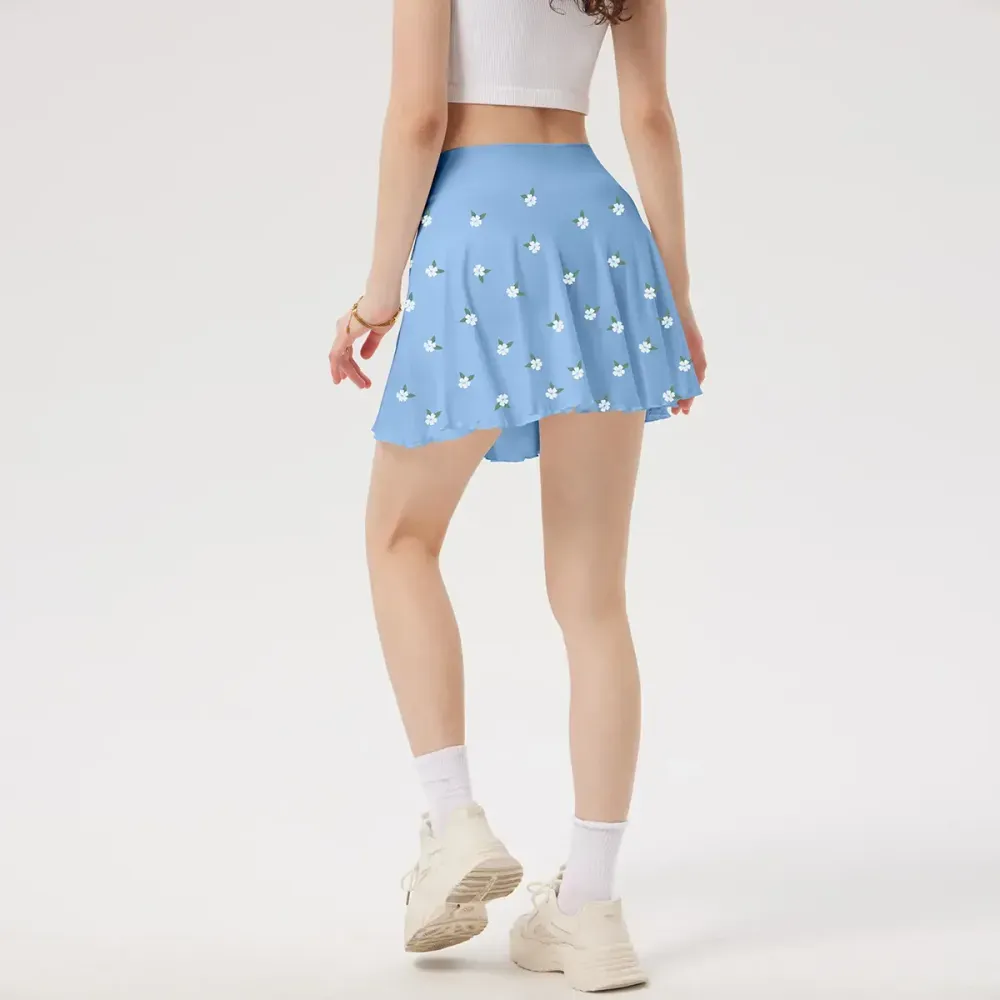 Women's Flowy Stretchy Flared Casual Mini Skirt