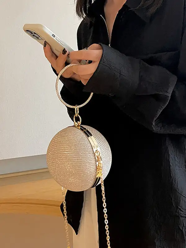 Classic Compact Geometric Crossbody Bag