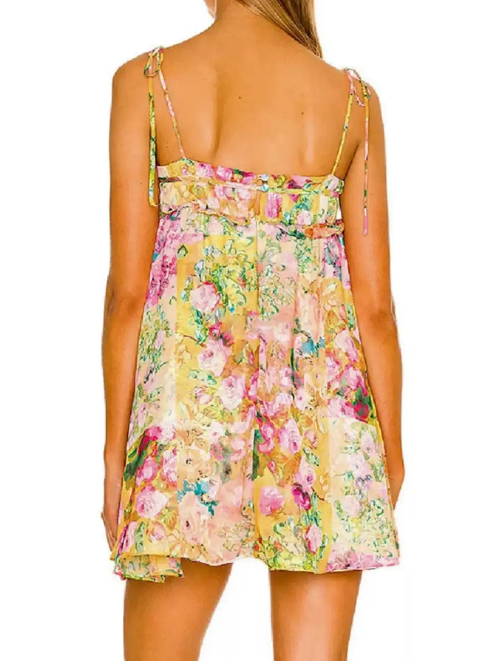 Floral Printed Mini Dress
