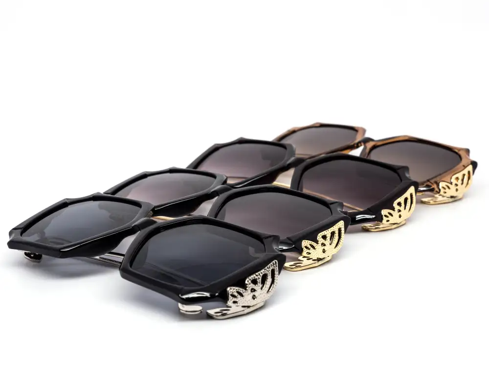 12-Pack Oversized Butterfly Gradient Sunglasses