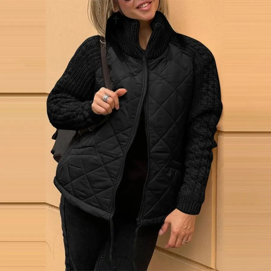 Hooded Cotton-Blend Casual Outerwear Jacket