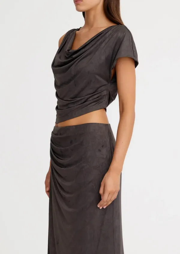 CASUAL COWL NECK TEES