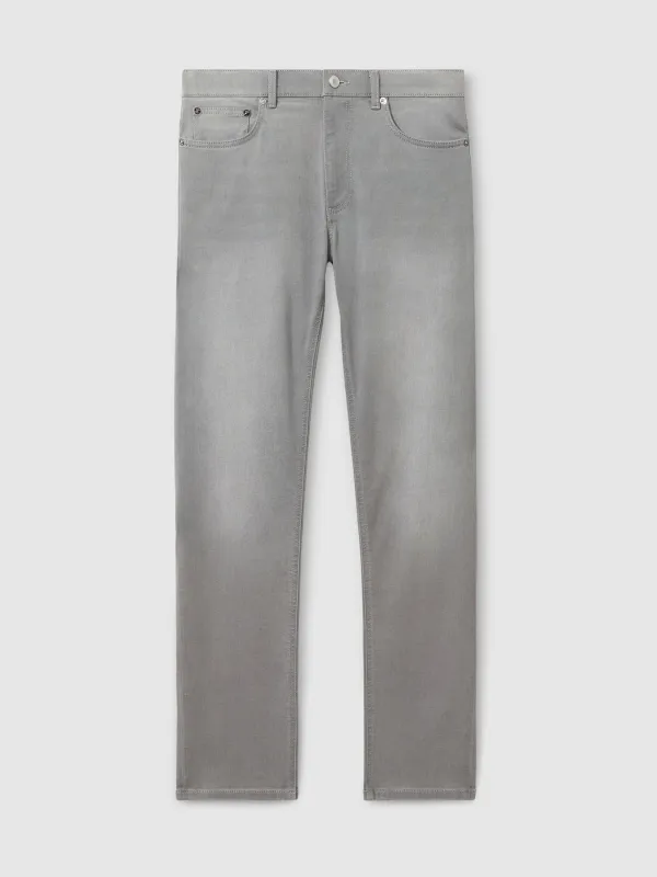 Men's Classic Solid Color Slim Fit Jeans