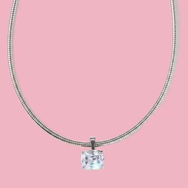 Refined Linked Minimal Everyday Necklace