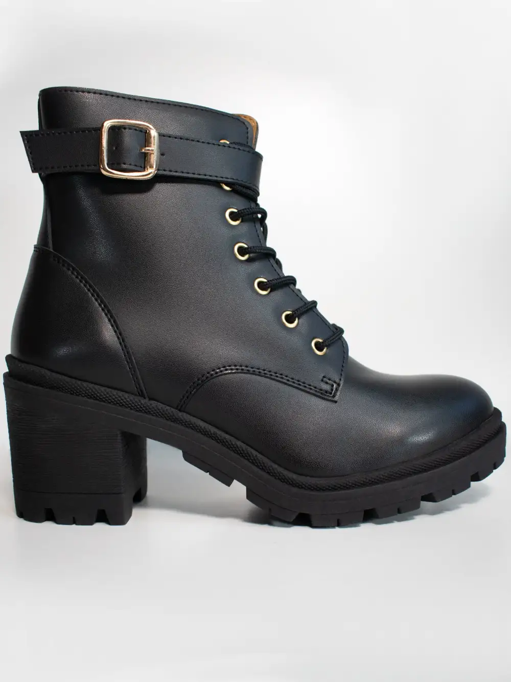 Water Resistant Track Sole Ankle Boots