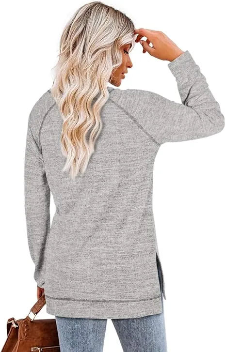 Tunic Tops for Women 2025 Long Sleeve Shirts for Leggings Loose Fit Sweaters