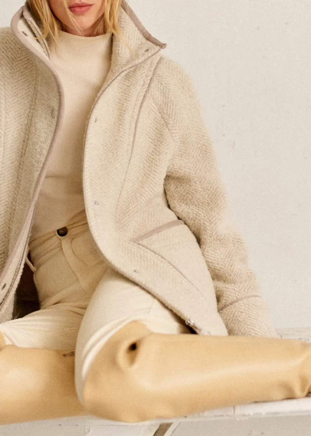 Long-Sleeve Coat